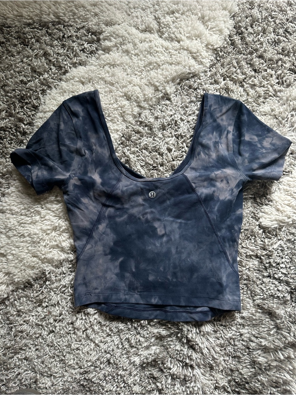 Lululemon tie dye crop top